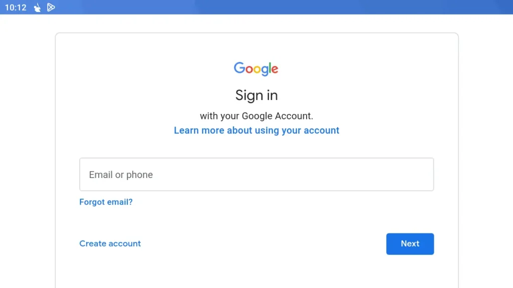 Login With Google Account