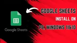 Google Sheets for PC