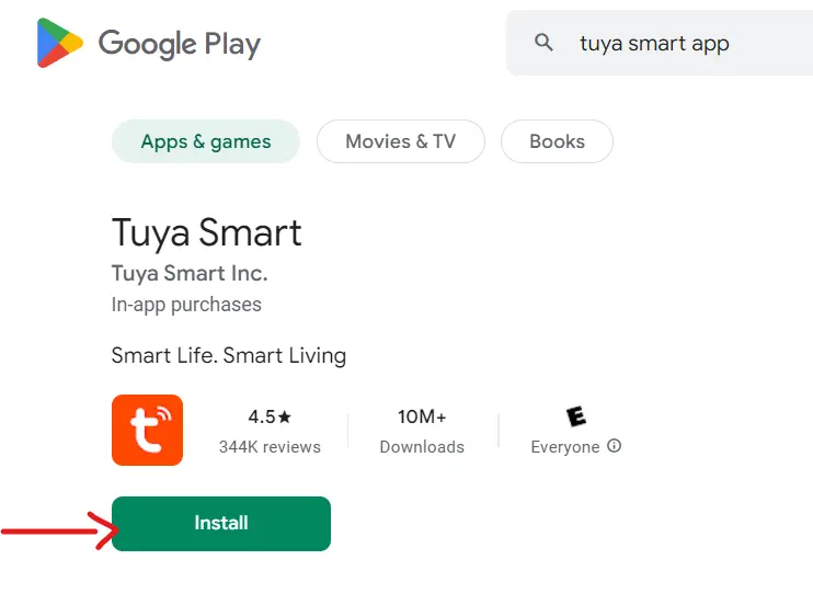 Tuya Smart App Install on Windows 11